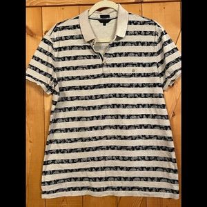 Men’s knit polo large